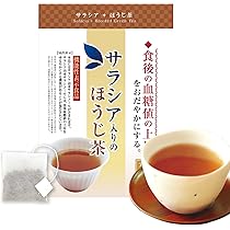 オミ サラシアほうじ茶セット10袋 サラシアインスタントティー