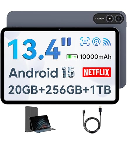 BNCF 13.4 inch Large Screen Tablet丨20GB+256GB丨10000mAh Battery丨