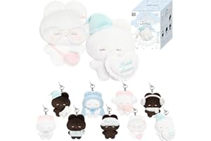 TOP TOY うさぎのねむちゃん「スイートドリーム」キーホルダー ぬいぐるみ ペンダント シリーズ【1ピース】 ガチャガチャ ブラインドボックス フィギュア プラモデル プレミアム おもちゃ REMME ねむちゃん キャラクター 誕生日プレゼント コレクター向け- 約9㎝