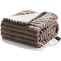 Amazon.co.jp : 電気毛布 掛け敷き兼用 188×130cm【極上の肌触り