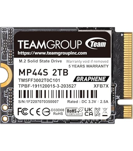 SSD 512GB &amp; 4GB メモリー、 Officeインストール代行 Amazon | TEAMGROUP MP44S High Performance SSD 2TB SLC Cache