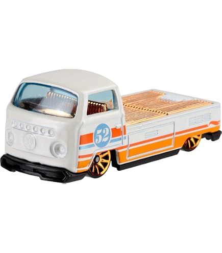 Amazon.co.jp: Hot WheelsフォルクスワーゲンT1パネルバス、レッド2/5