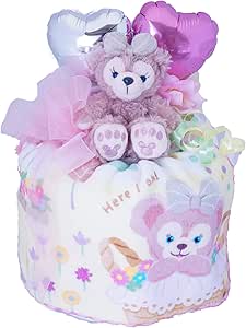 Amazon シェリーメイ ディズニー 人気 おむつケーキ パンパース M ベビー ギフト 出産祝い 日本製 オムツケーキ おむつケーキ ベビー マタニティ 通販