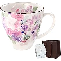 高脚陶器カップ 花柄 4e253d0df12f430bc9d514f00b153e
