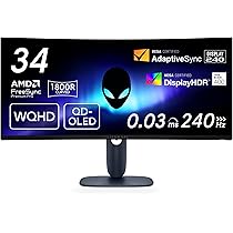Amazon.co.jp: Dell AW3425DW 34インチ曲面 有機EL Alienware