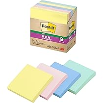 T　904545サイドアクリルサマーセール品 Amazon.co.jp: ポストイット 付箋 強粘着 ふせん パステルカラー