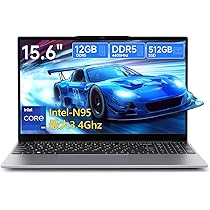 Intel-N95 ノートパソコン 15.6インチ Win11 Pro 12GB DDR5+512GB