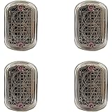 Nardamu 4個新 IN-12 IN12 グロー管グロー時計ニキシーデジタル LED 時計と小数点