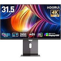 KOORUI 31.5インチ ゲーミングモニター Amazon.co.jp: KOORUI 31.5インチ湾曲ゲーミングモニター