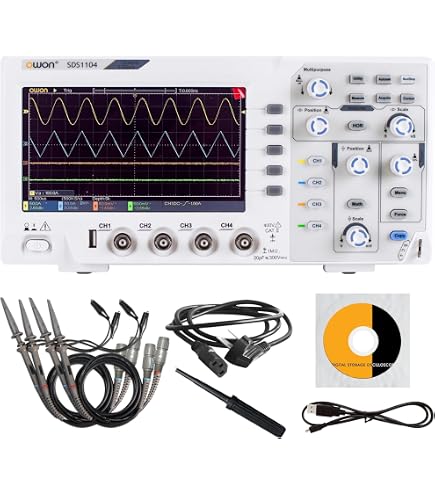 Amazon.co.jp: OWON XDS3064E Digital Oscilloscope 4ch 1G/s 60MHz 
