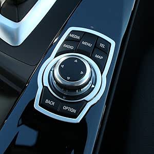 Amazon Co Jp Andygo Bmw I Drive 装飾 リング コントロールパネル ドレスアップ カスタム アクセサリー 内装に高級感をプラス 6シリーズを除く全シリーズに対応 車 バイク
