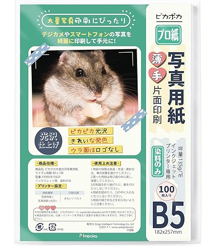 Amazon | ナカバヤシ インクジェット用紙EXハイグレ－ドB5