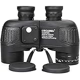 USCAMEL 10X50 HD Military Binoculars with Ranging Compass Multifunction Suitable for Bird Watching Hunting Sailing Black
