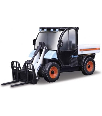 Bburago B18-31802 10CM Bobcat S590 Skid-Steer Loader W/Grapple