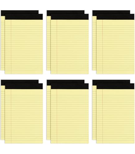 Amazon.co.jp: Alitte イエロー リーガルメモ帳 8.5 x 11インチ 12冊