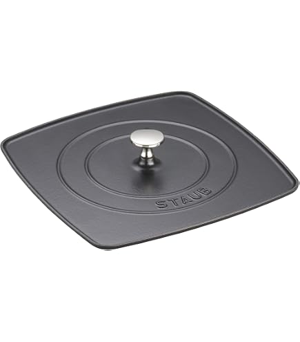 Amazon | Staub 鋳鉄 12インチ 正方形グリルパン 12