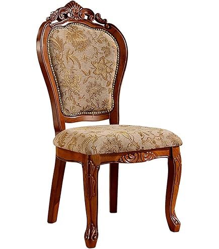 Amazon | クロシオ アンティーク調 猫脚 フランシスカ チェアー 肘なし