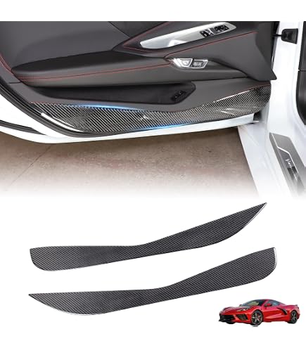 Amazon | 車のドアインナーパネルカバートリム、シボレーコルベットC8