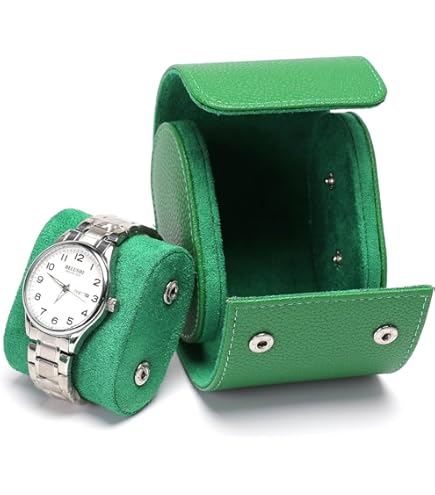 【新品　未使用】HAMILTON 時計ケース 5個セット 腕時計ケース 5本用 鍵付き 革 レザー 収納ケース 時計 収納BOX