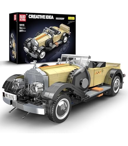 Amazon.co.jp: Mould King 10114 クラシックカー 組み立てキット MOC