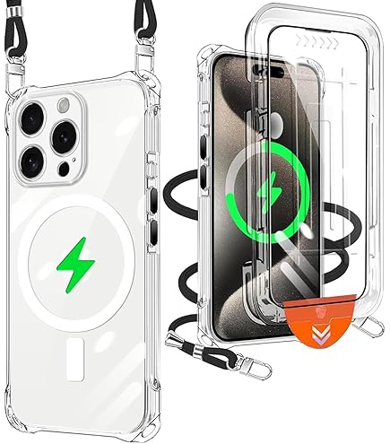 Amazon.co.jp: iPhone 16 Pro 用の ケース ショルダー ストラップ