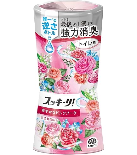 トイレノスッキーリプレミアムロマンスピンク 10個セット まとめ売り トイレのスッキーリ！Sukki-ri！ アロマラベンダーの香り（400ml）〔消臭剤・芳香剤〕 アース製薬｜Earth 通販 | ビックカメラ.com
