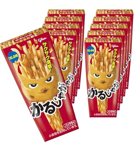 Amazon.co.jp: 江崎グリコ かるじゃが うましお味 41g×10個 : 食品