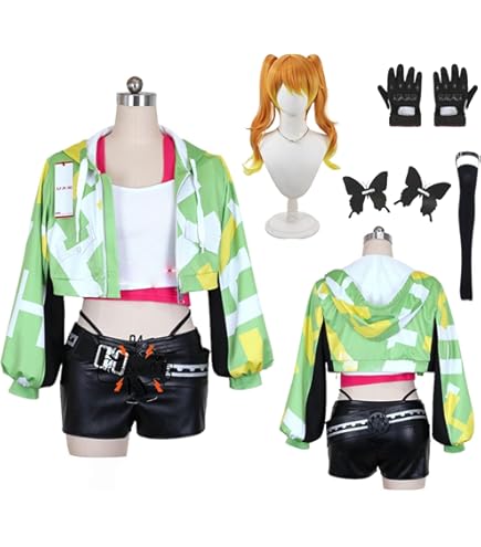 Amazon.co.jp: [H.D.H.] メグメグ 風 コスプレ衣装 かつら付け 靴付け