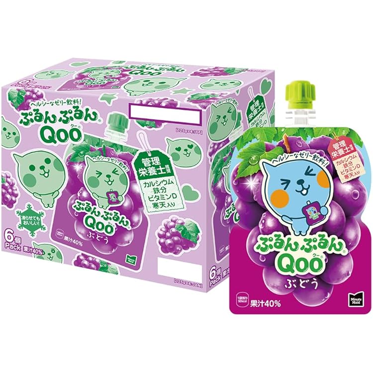 Amazon.co.jp: ぷるんぷるん Qoo ゼリー バラエティ 全5種各6個計30個