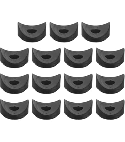 Amazon | uxcell 10個のプラスチック製丸ワッシャー 14mm x 50mm