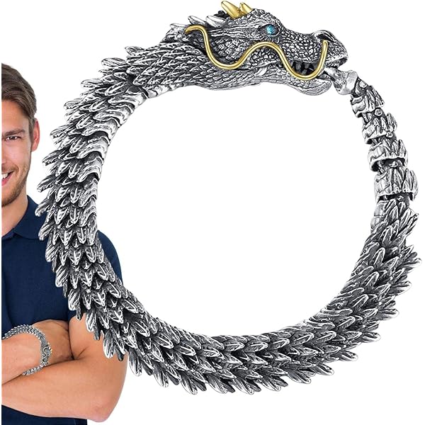 Amazon | [BVCERLINE] 龍ブレスレット龍腕輪 ドラゴンブレスレット