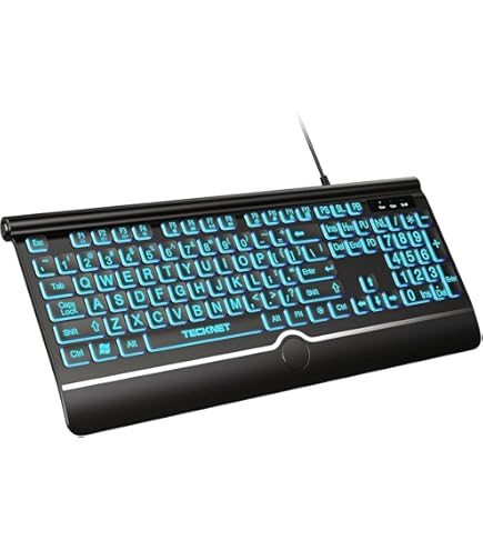 Amazon | X9 Performance バックライト付き大型プリントキーボード