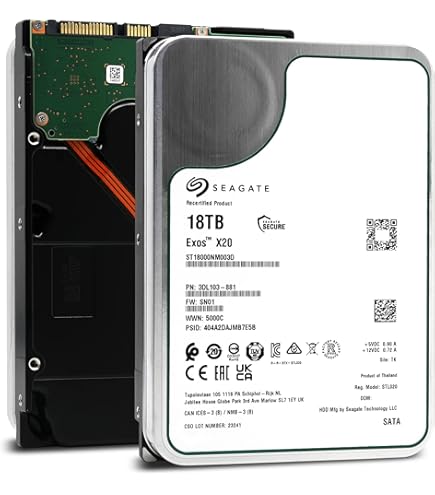 Seagate Barracuda 24TB Internal Hard Drive, 7200 RPM, 512MB