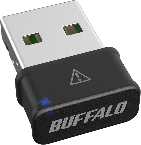 バッファロー WiFi 無線LAN 子機 アダプター コンパクト 866Mbps/433Mbps 11ac/n/a/g/b USB 2.0 WPA3 WI-U2-866DM/N - 1