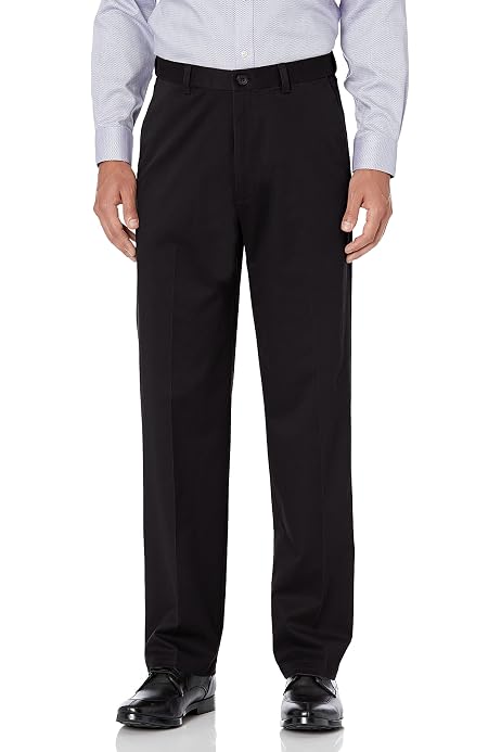 No Iron Flat Front Pant 
