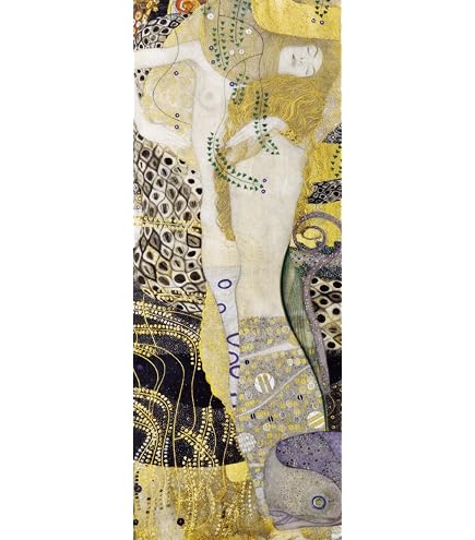 Amazon.co.jp: 水蛇グスタフクリムト有名なキャンバス油絵画インテリア