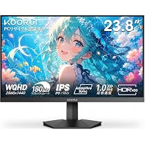 Amazon.co.jp: KOORUI ゲーミングモニター 24インチ WQHD (2560x1440