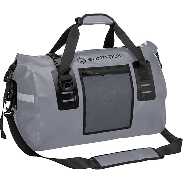 Amazon | Haimont 60L 防水ダッフルバッグ バックパックストラップ付き