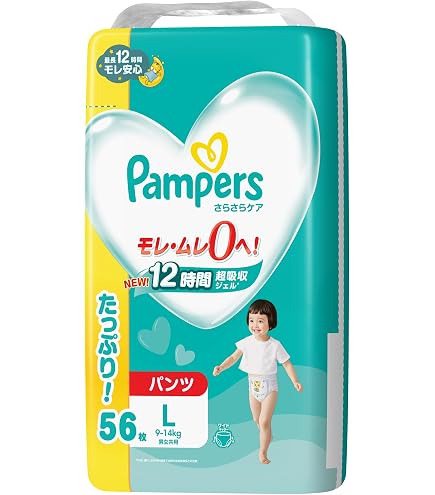 パンパース さらさらケア Lサイズ 58枚 お肌快適
