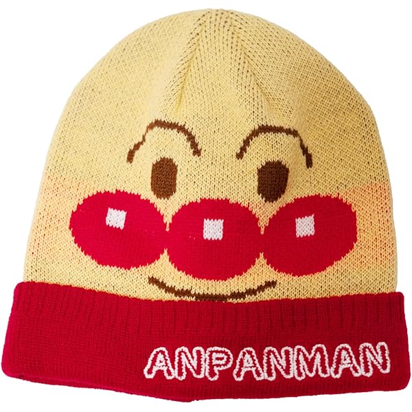 Amazon.co.jp: [Happy Beans!] それいけ！アンパンマン ニット帽,3-5歳