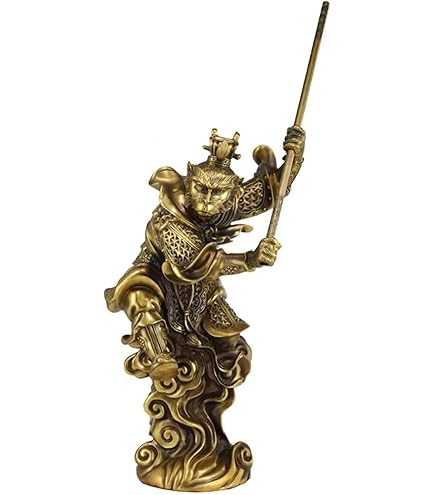 Amazon.co.jp: （イスイ）YISHUI 銅製孫悟空の置物（釈迦の掌） 風水