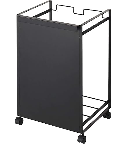 Amazon｜山崎実業(Yamazaki) 目隠し 分別 ダストワゴン 45L 3