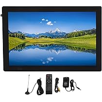 液晶テレビ コンパクトサイズ リモコン付き Amazon | デジタルTV, 14インチポータブルデジタルLEDテレビ画面