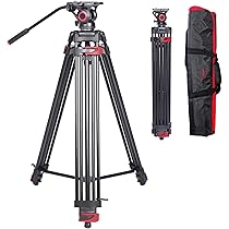 ビデオ三脚 Amazon | miliboo mtt602Ⅱ-A カメラ 三脚 ビデオ三脚 油圧 ダンピング
