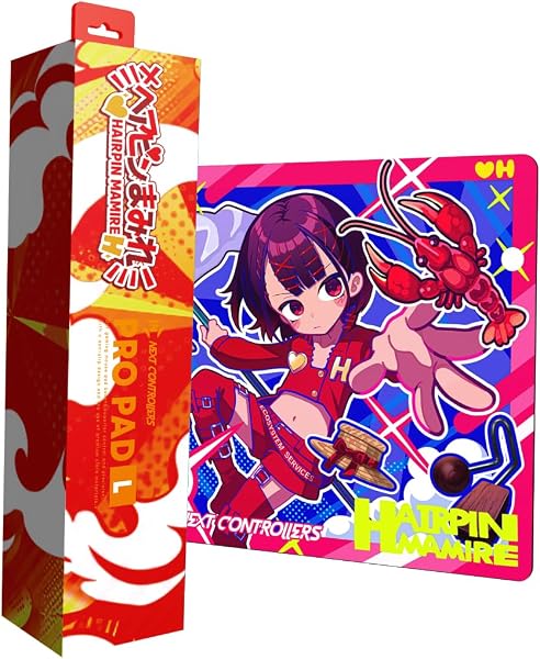 NEXTコントローラー ゲーミングマウスパッド マウスパッド ヘアピンまみれ 西沢5㍉先生描きおろし モデル クロス表面 Lサイズ 450×400×5mm - 1