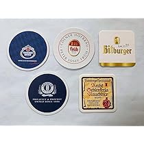 Amazon｜ドイツビールコースター10枚入りセットその1｜コースター