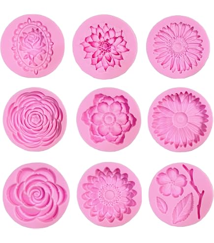 Namzi Edible Flower Lace Cake Mat - Silicone Embossing Mat For Fondant, Gum Paste, Chocolate Decorating, Baking Mold - View #2