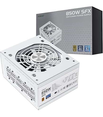 電源ユニット Lian Li SP850 GOLD WT PCIe5.0対応の850W SFX電源ユニット、Lian Li「SP850 GOLD」シリーズ