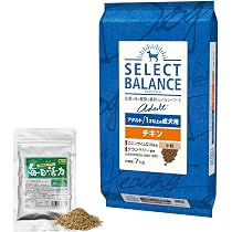 Amazon.co.jp: セレクトバランス ドッグフード アダルトチキン 小粒7kg