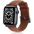 Labu アップルウォッチバンド レザー apple watch バンド 本革 アップルウォッチ 45 44 42 41 40 38mm 腕 時計 ベルト 交換用 スポーツ ビジネス 革ベルト コンパチ applewatch 8 7 6 SE 5 4